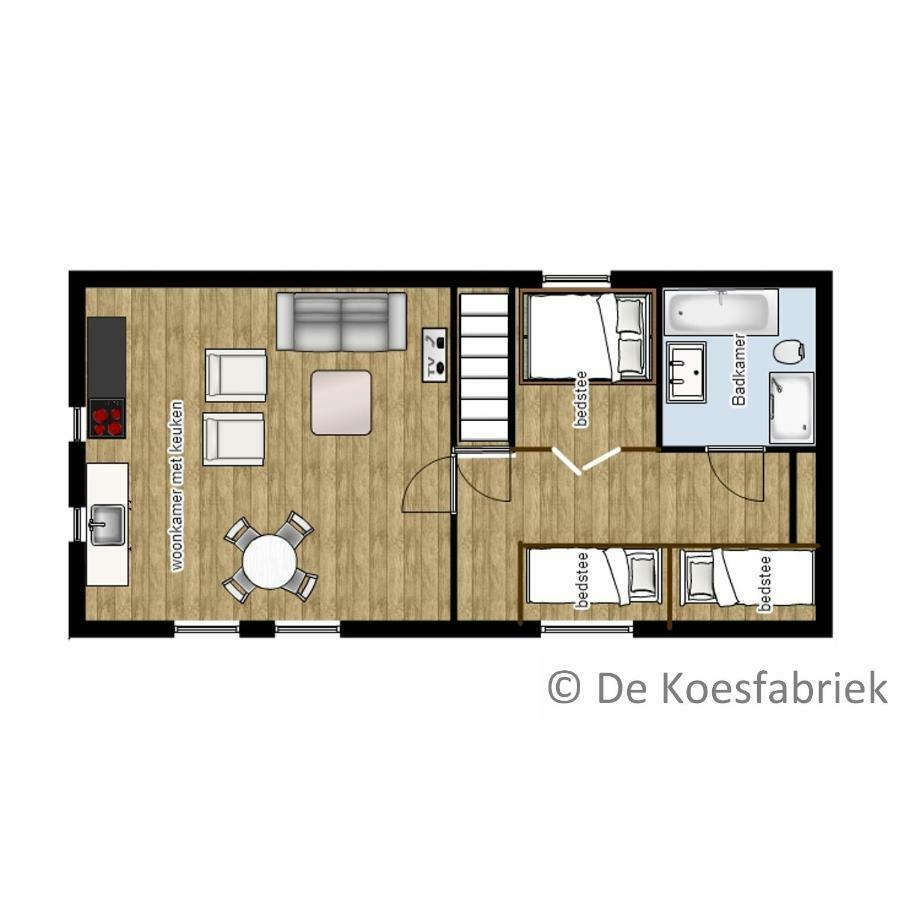 Appartement De Koesfabriek Centrum Докьом Екстериор снимка